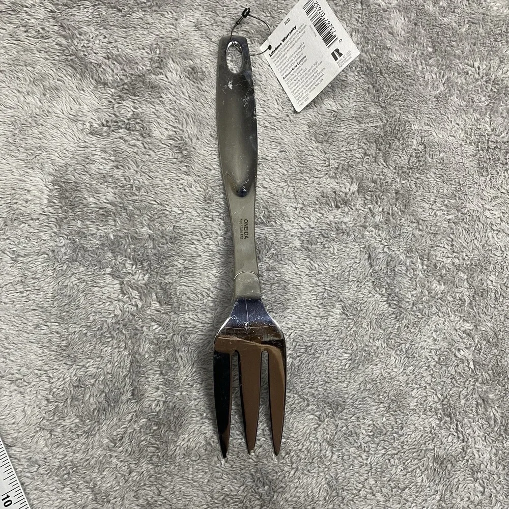 Oneida 18/8 Stainless Steel Serving Fork 10